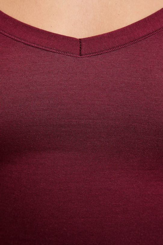 United Colors of Benetton top 3ZQM1H291 burgundia