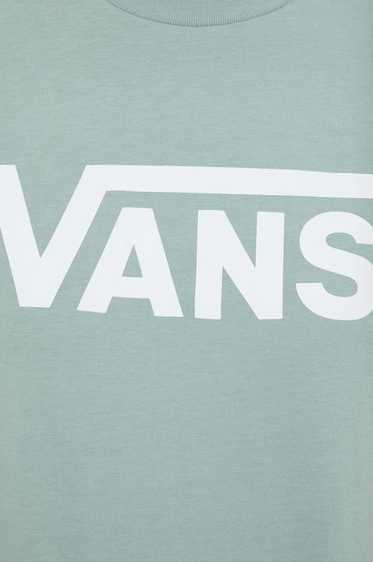 Βαμβακερό μπλουζάκι Vans VN0A3UP4CJL1 πράσινο