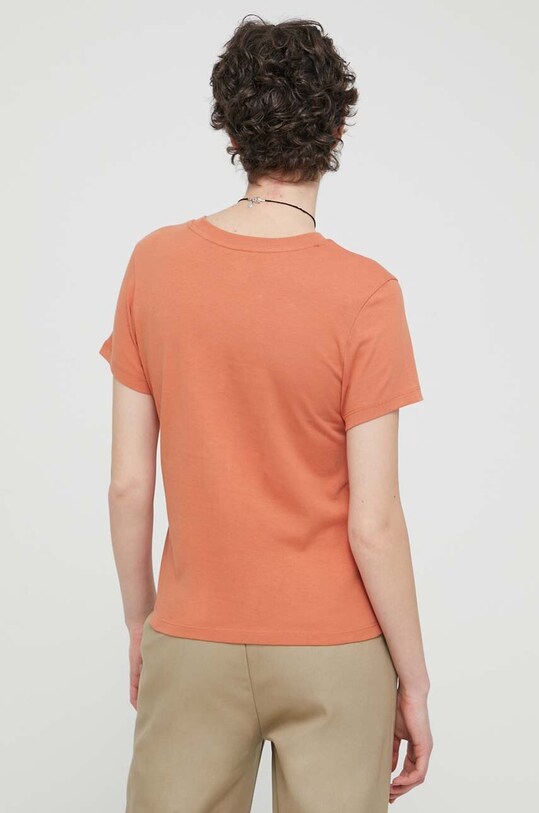 Îmbrăcăminte Vans tricou din bumbac VN0A3UP4EHC1 portocaliu
