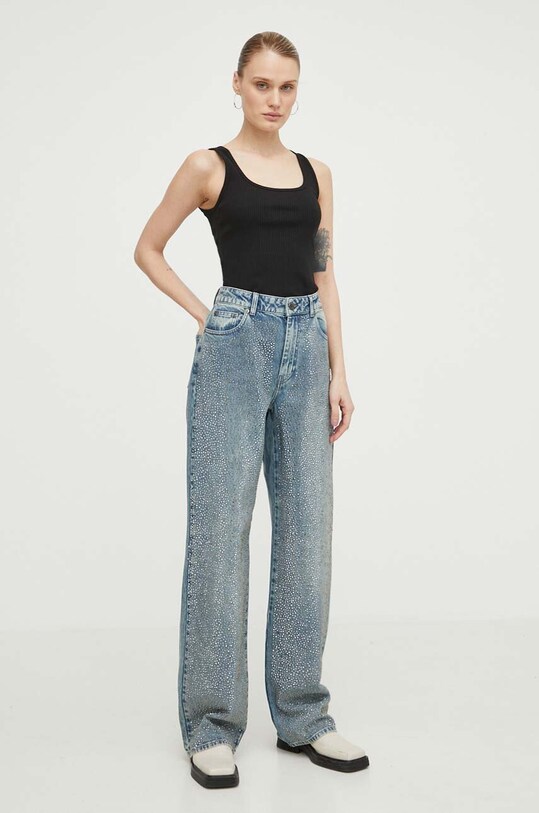 Samsoe Samsoe top F10000006 negru AA00