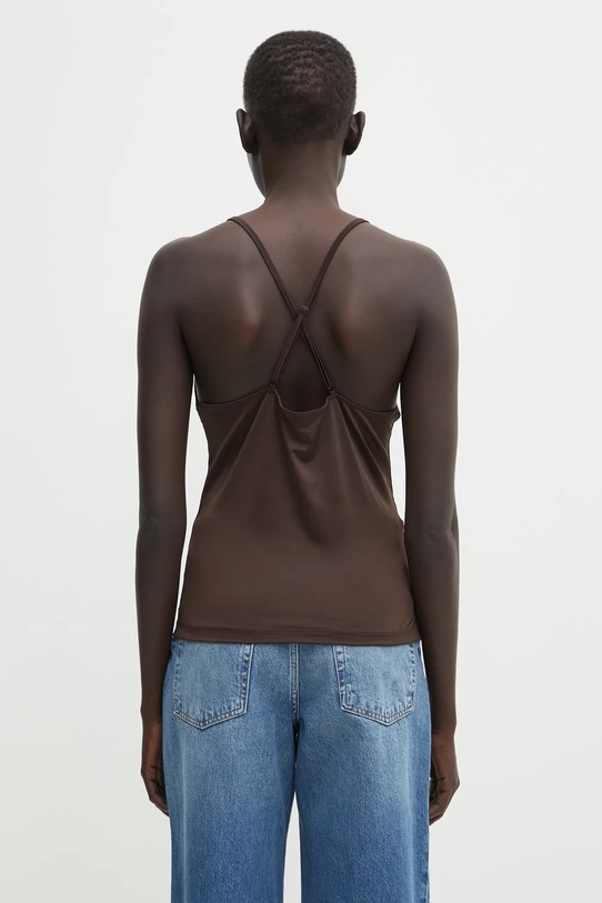 Ρούχα Top Samsoe Samsoe F10000008 καφέ