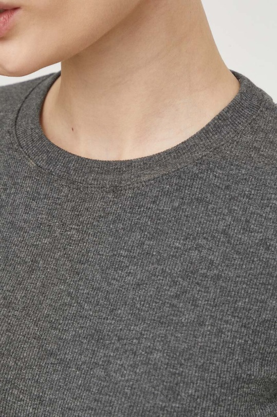 Samsoe Samsoe t-shirt SAALEXO F10000005 szary