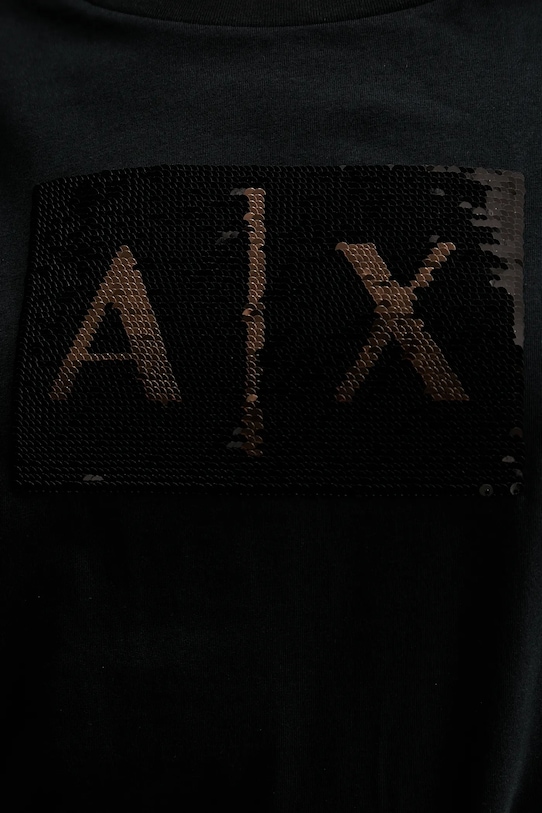 Armani Exchange t-shirt bawełniany 8NYTDL.YJ73Z.NOS czarny