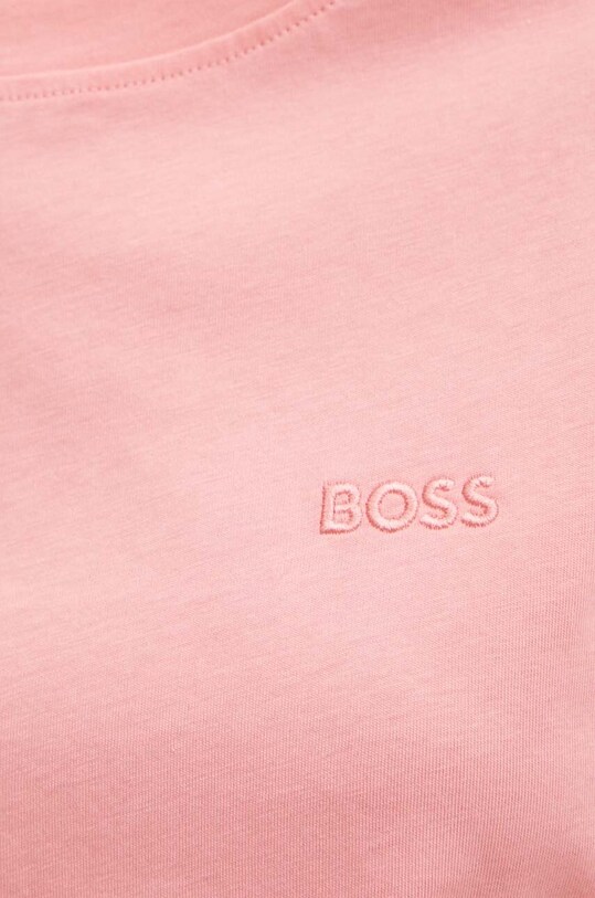 Bavlnené tričko BOSS Orange 50506973 ružová