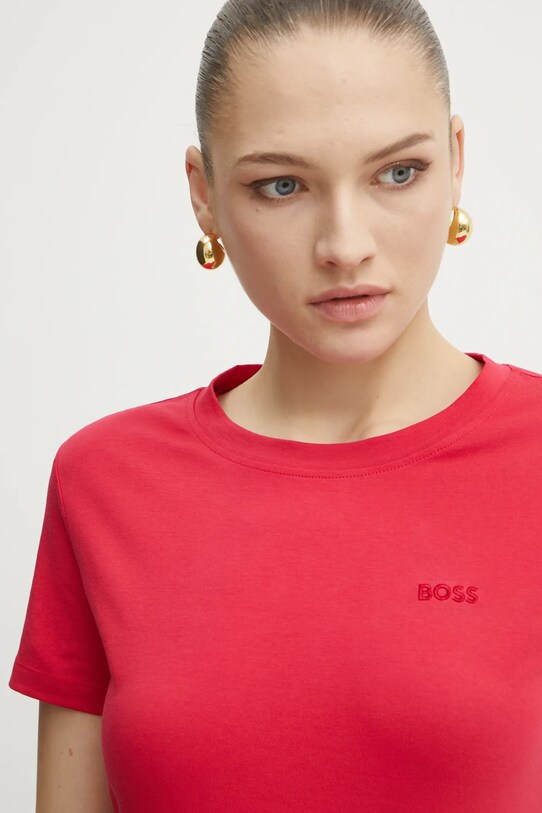 BOSS Orange tricou din bumbac roz 50506973
