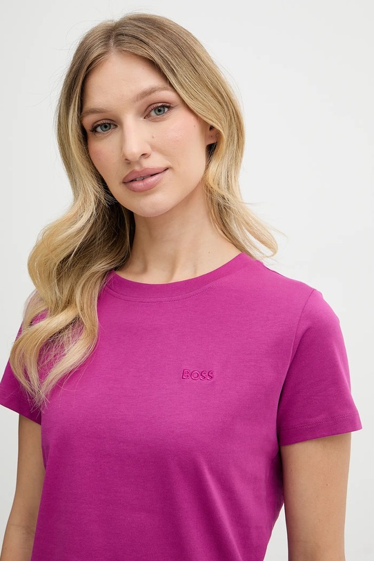 Îmbrăcăminte BOSS Orange tricou din bumbac 50506973 roz