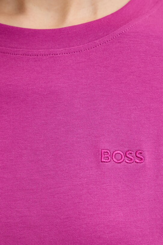 BOSS Orange pamut póló rózsaszín 50506973