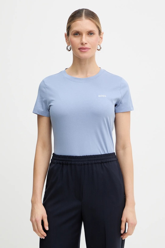 BOSS Orange t-shirt bawełniany C Esogo 1 bawełna niebieski 50506973