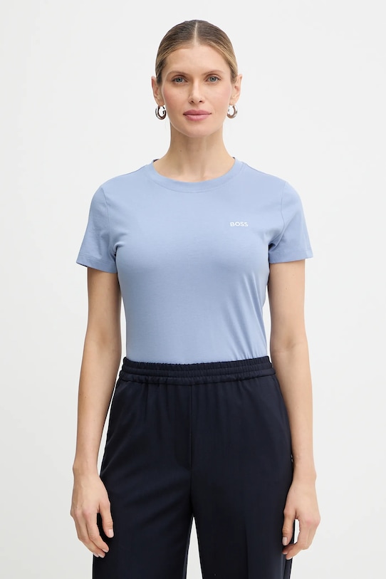 BOSS Orange t-shirt bawełniany C Esogo 1 bawełna niebieski 50506973