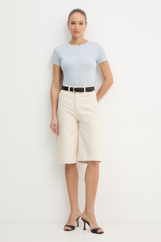 BOSS Orange basic majica kratkih rukava ženska od pamuka C Esogo 1 50506973 plava AA00