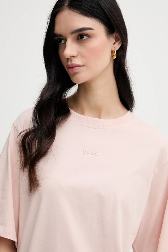 Îmbrăcăminte BOSS Orange tricou din bumbac 50523256 bej