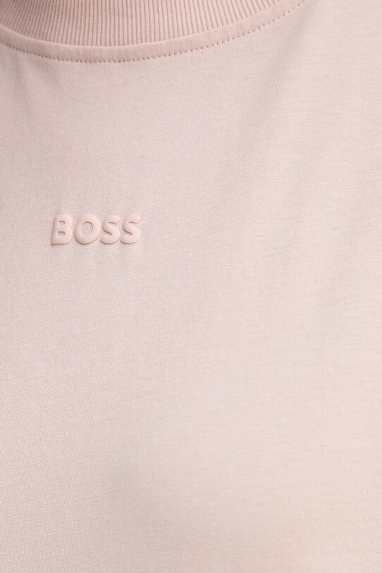 BOSS Orange tricou din bumbac bej 50523256