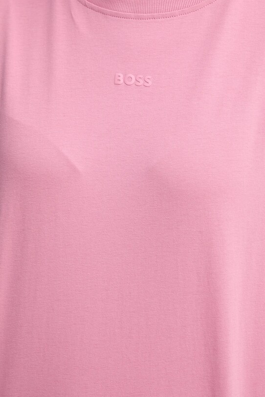 BOSS Orange tricou din bumbac roz 50523256