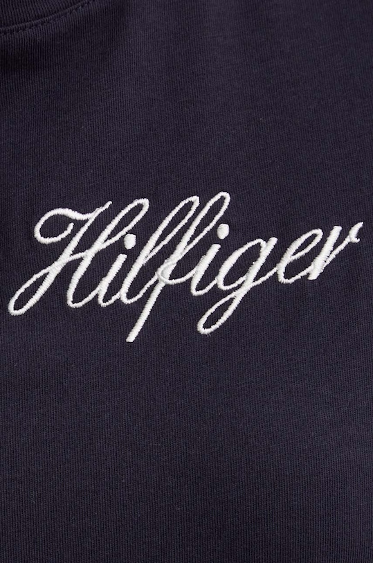 Хлопковая футболка Tommy Hilfiger тёмно-синий WW0WW43459