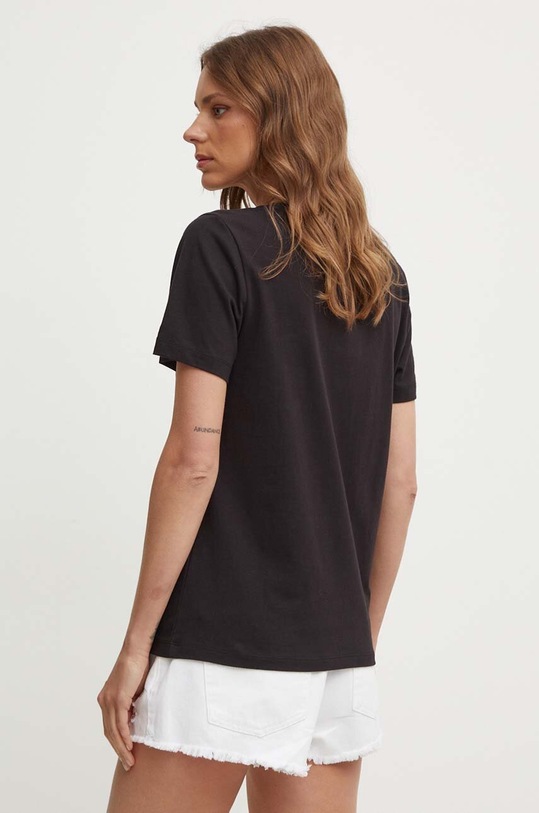 Oblečenie Bavlnené tričko Tommy Hilfiger WW0WW43459 čierna