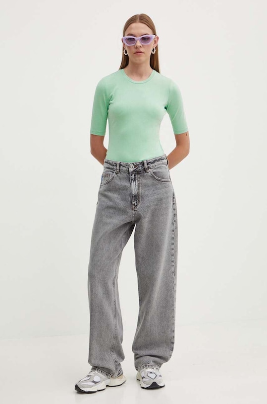 Тениска HUGO 50515019 зелен AA00