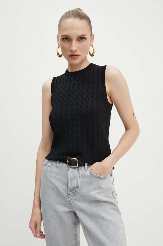 Безрукавка Armani Exchange 8NYH9A.YMH6Z.NOS чёрный AA00