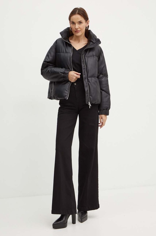 Памучна блуза с дълги ръкави Armani Exchange 8NYT89.YJG3Z.NOS черен AA00