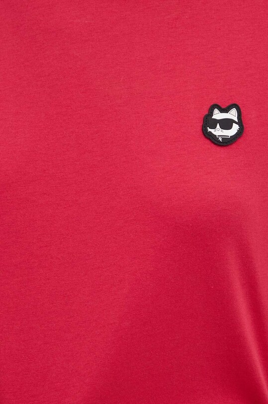 Хлопковая футболка Karl Lagerfeld 245W1712