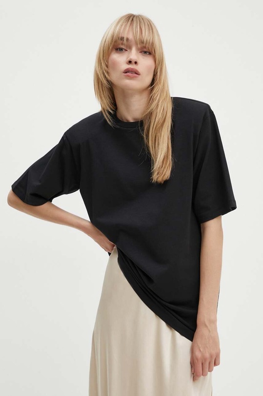 Gestuz tricou uni negru 10909316