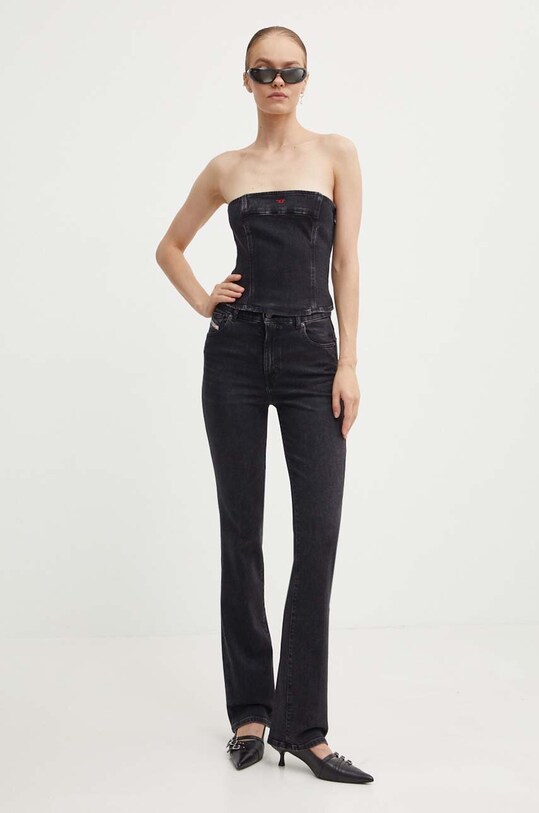 Diesel top din denim DE-VILLE A12774.09I30 negru AA00