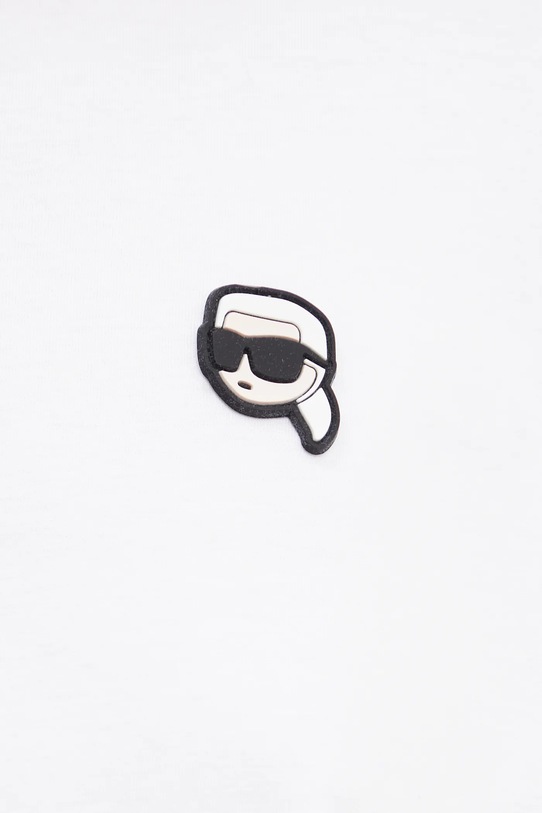 Бавовняна футболка Karl Lagerfeld A1W17135 білий