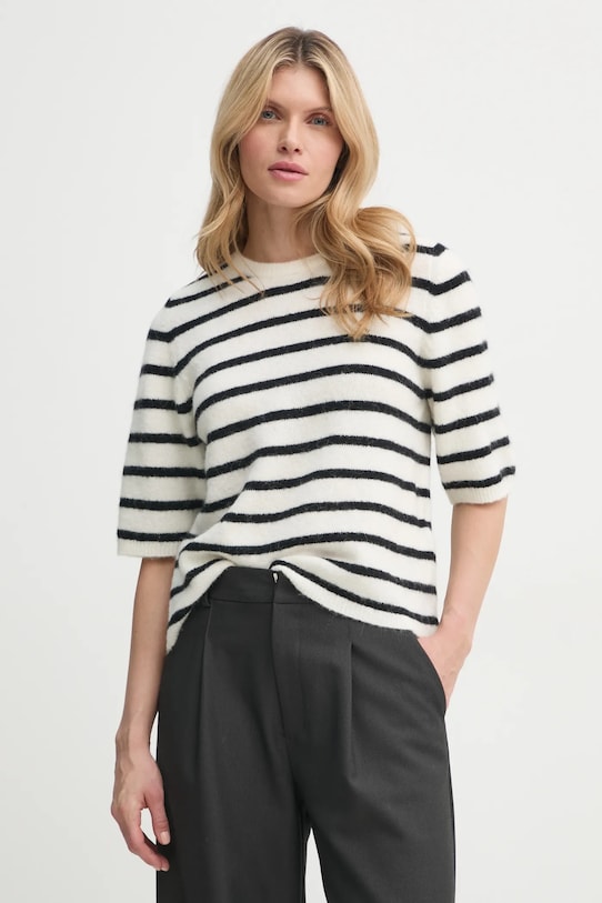 Gestuz pulover subtiri bej 10909814