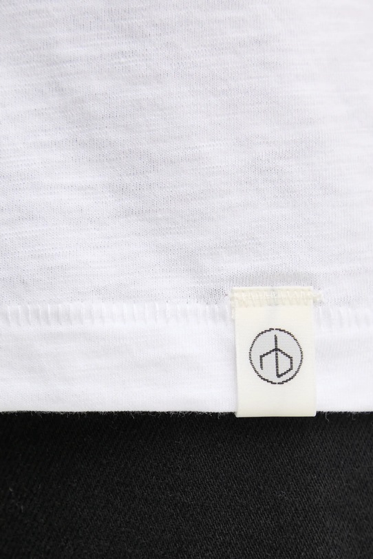 Хлопковая футболка Rag & Bone W272C34CH белый