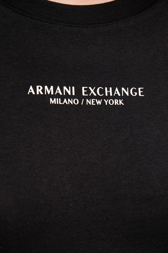 Armani Exchange t-shirt bawełniany czarny XW001455.AF10356.NOS