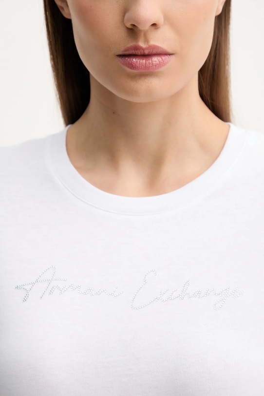 Armani Exchange t-shirt bawełniany biały XW001457.AF10356.NOS
