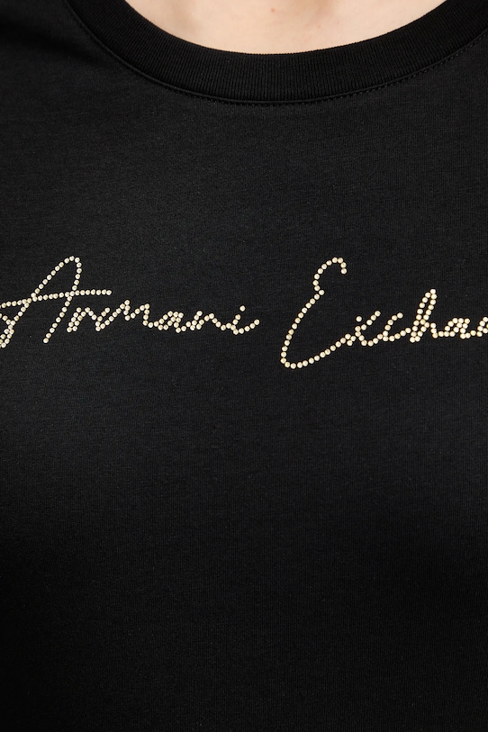 Armani Exchange t-shirt bawełniany XW001457.AF10356.NOS czarny
