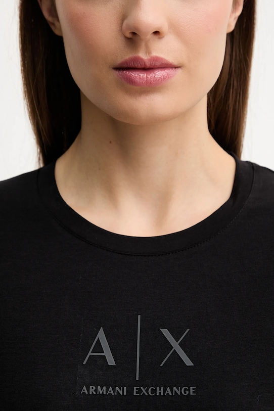 Armani Exchange t-shirt czarny XW001458.AF16294.NOS