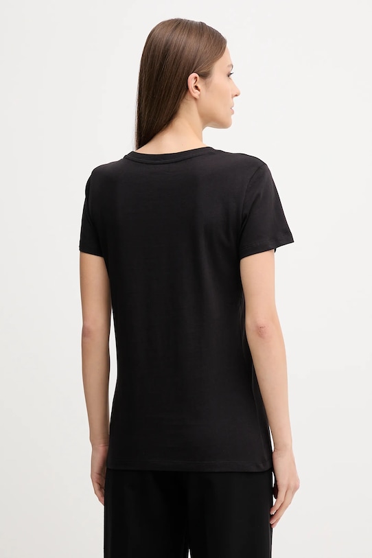 Бавовняна футболка Armani Exchange XW001459.AF10356.NOS чорний AA00