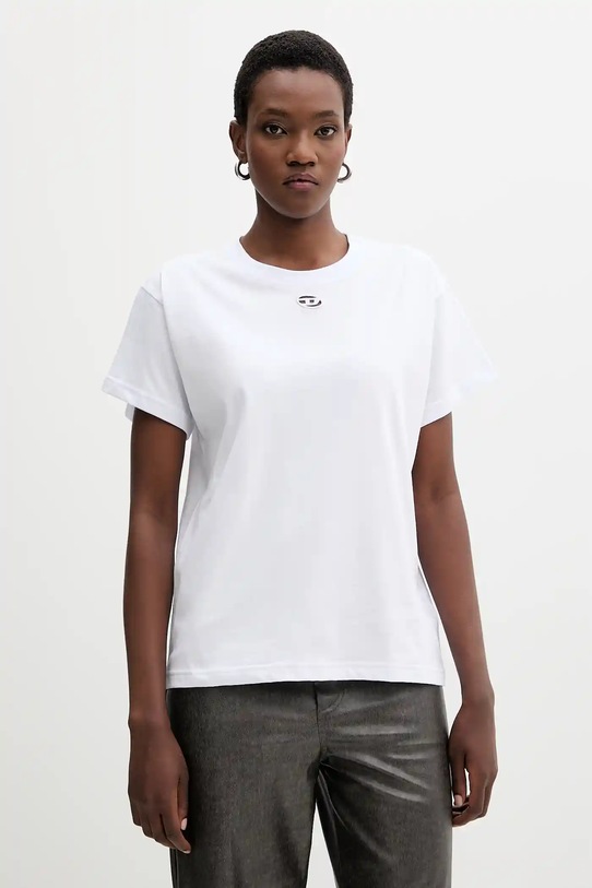 Diesel t-shirt T-MAREY bawełna biały A17736.0NIAX