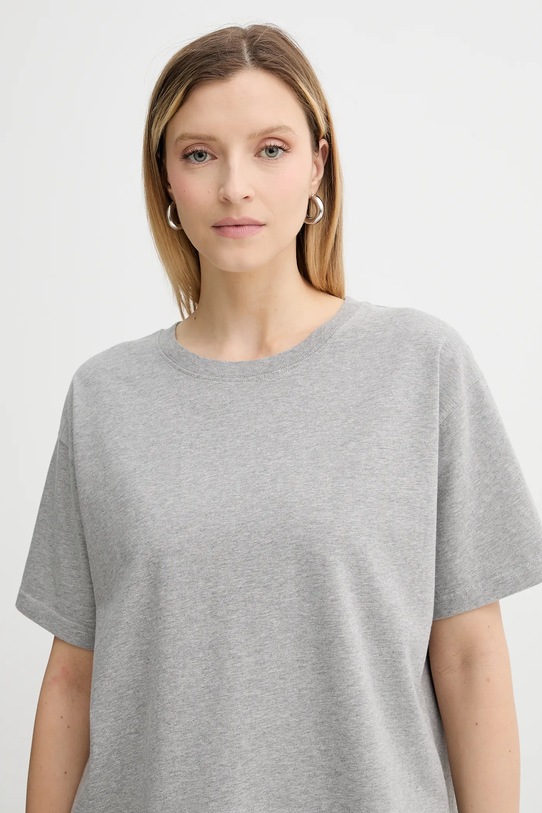 Bavlněné tričko American Vintage šedá FIZ02A