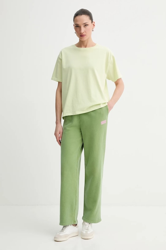 American Vintage t-shirt bawełniany FIZ02A zielony AA00