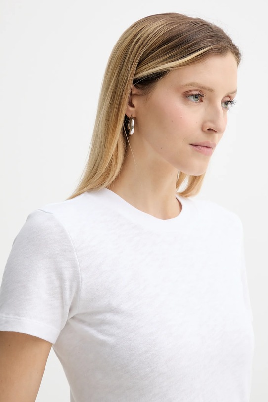 Bavlněné tričko American Vintage bílá SON28G