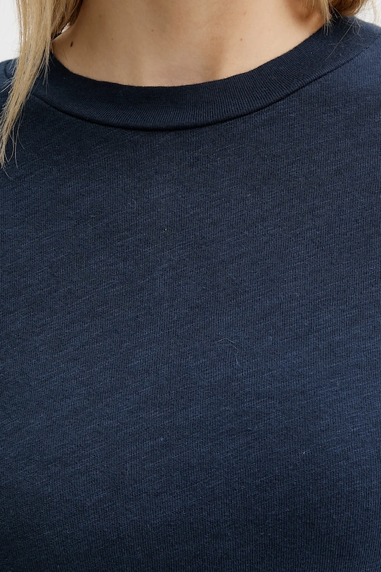American Vintage tricou din bumbac SON28G bleumarin