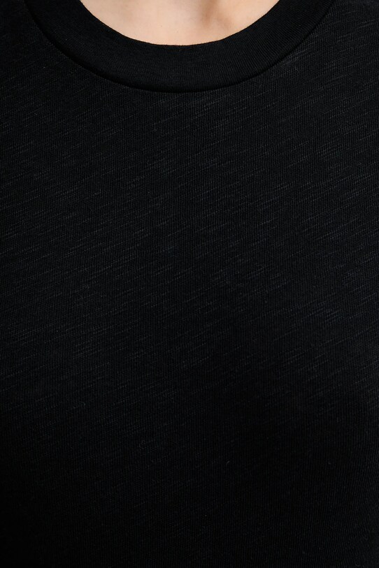 American Vintage t-shirt bawełniany SON28G czarny