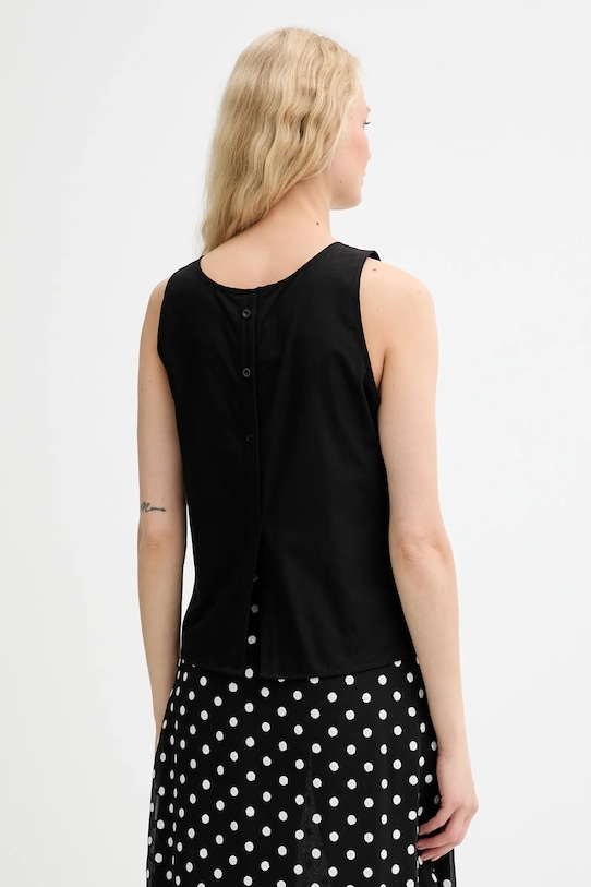 Abbigliamento Renewed camicetta in cotone creative upcycling koszulowy.top nero