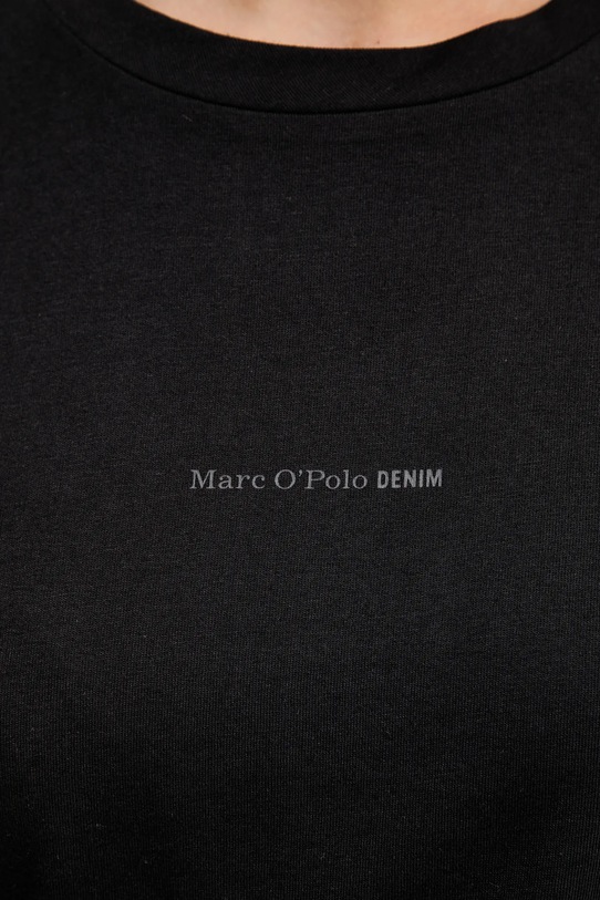 Bavlněné tričko Marc O'Polo černá 5000006276