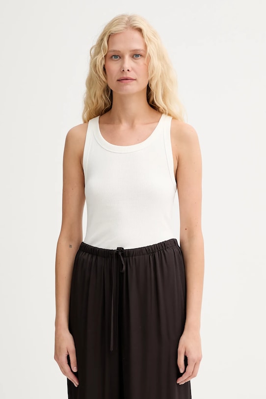 Marc O'Polo top din bumbac uni bej 5000006278