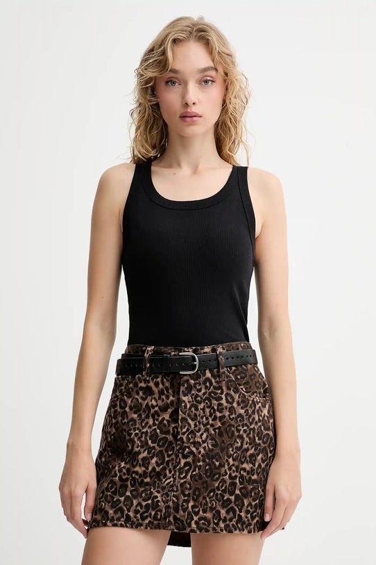 Marc O'Polo top din bumbac uni negru 5000006278
