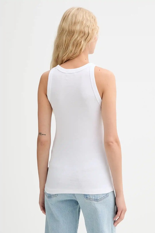 Odzież Marc O'Polo top bawełniany B01211250011 biały