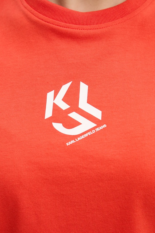 Majica kratkih rukava Karl Lagerfeld Jeans B1W17086 narančasta