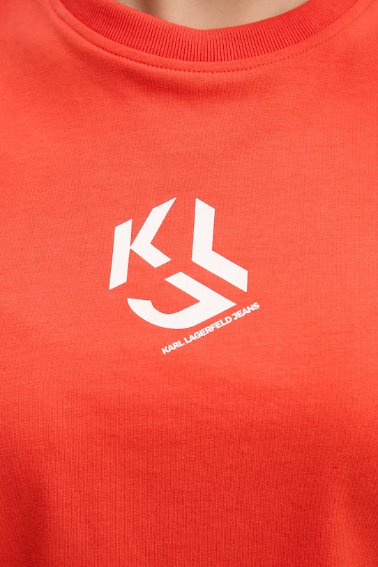 Majica kratkih rukava Karl Lagerfeld Jeans B1W17086 narančasta