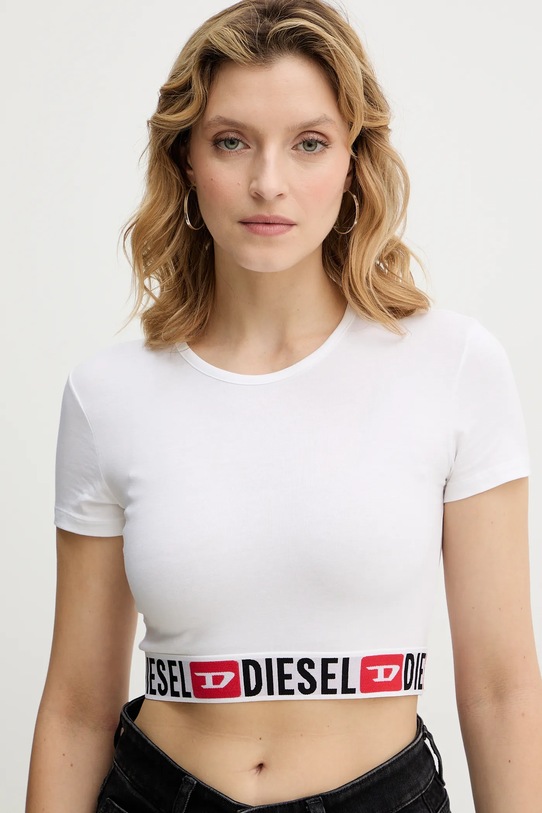 Diesel t-shirt IRMA-D-CORE beżowy A18273.0NJAP