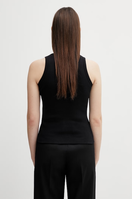 Odzież Coperni top bawełniany Emoji COPT41510 czarny