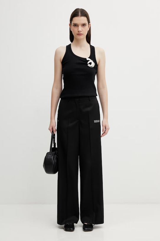 Coperni top bawełniany Emoji COPT41510 czarny