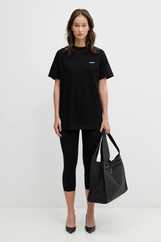 Coperni tricou din bumbac Boxy COPJS03F5036 negru